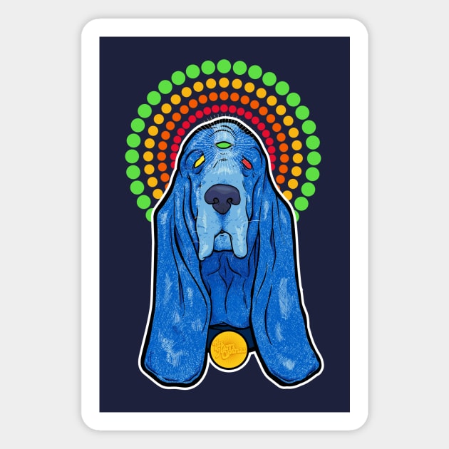 The Happy Campers - Holy Hound Magnet by rt-shirts